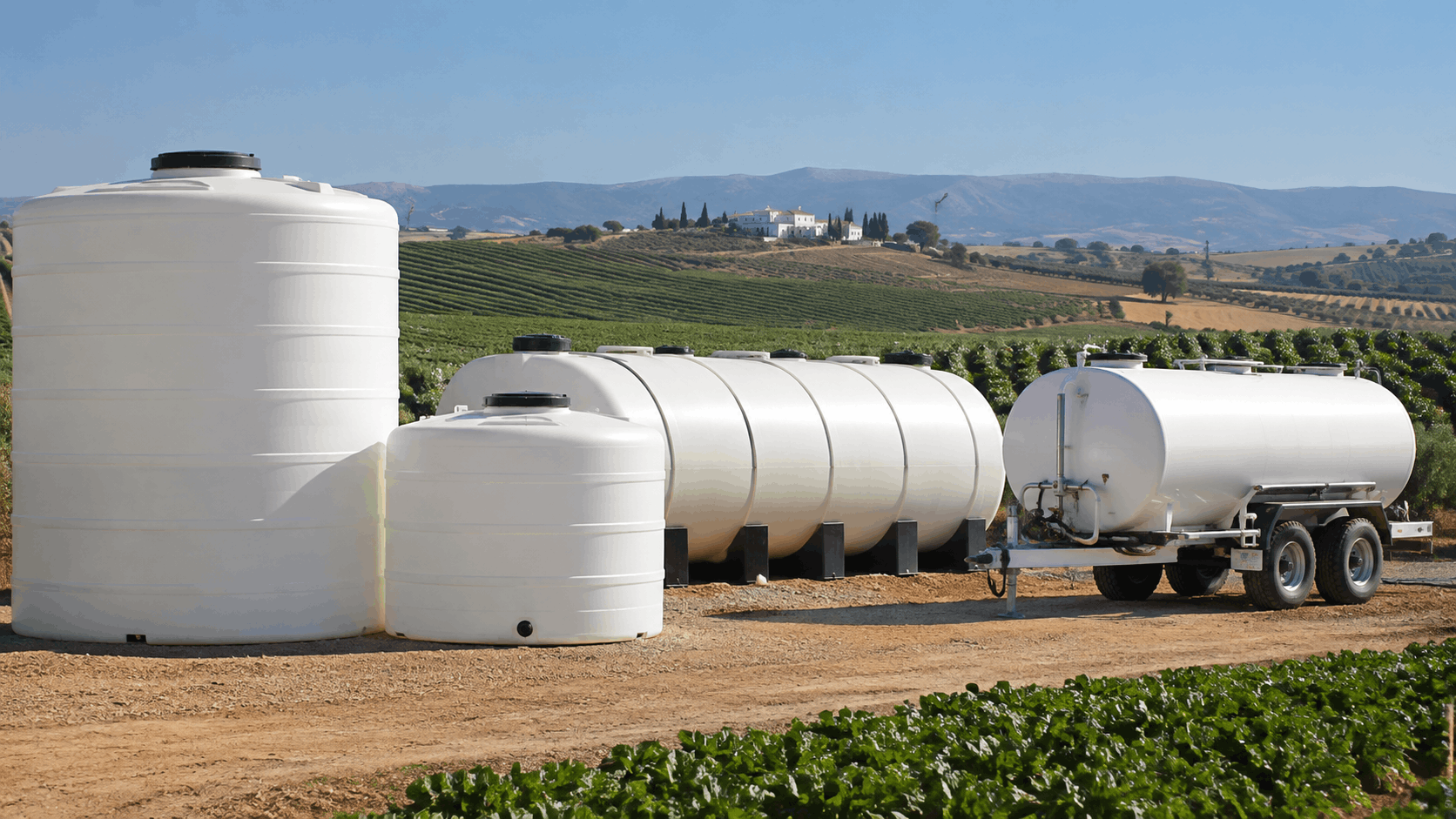 Cisternas y cubas de poliéster para uso agrícola en Sevilla
